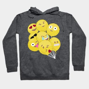 Emoticon balloons Hoodie